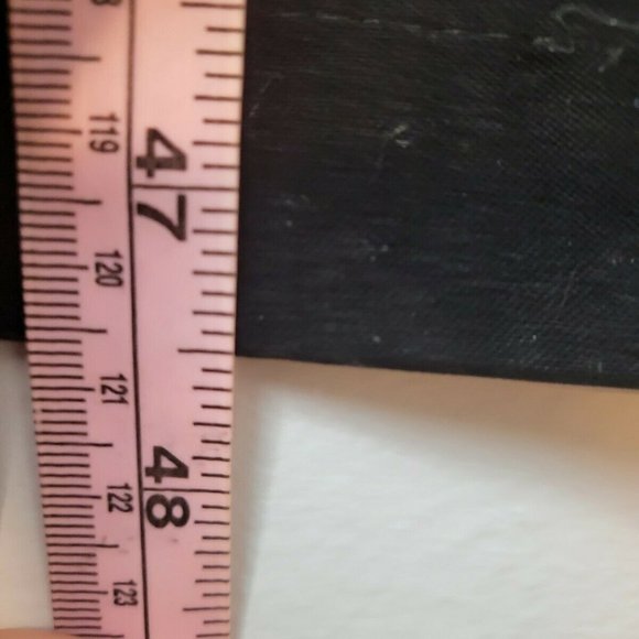 EUC Vintage 90s Retro Goth Talbots Black Velvet Long Maxi Dress Size 8 Pockets - Picture 6 of 11